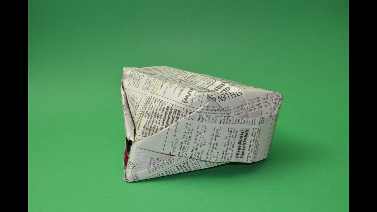 Cómo hacer un sombrero de papel usando origami