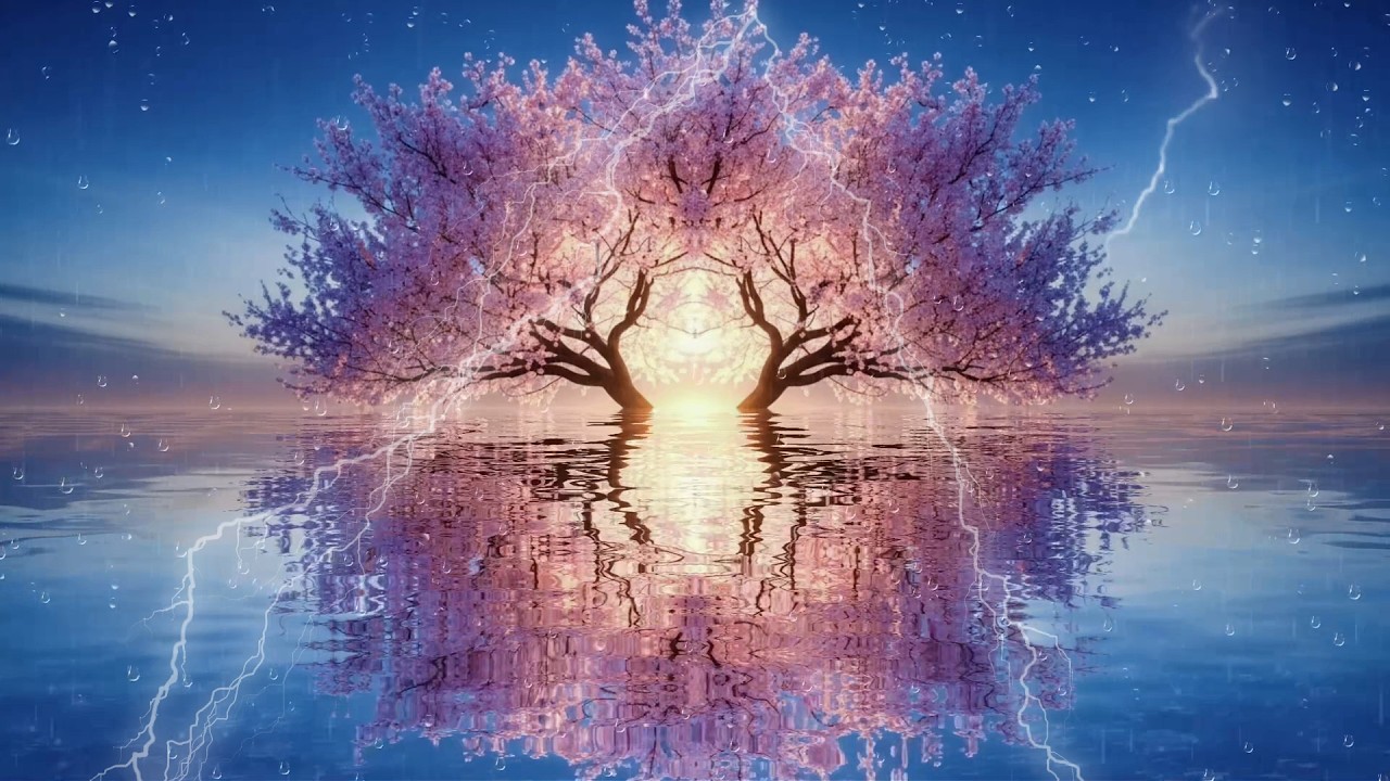 Night Rain Ambience 🌙 1 Hour Peaceful Music for Deep Sleep