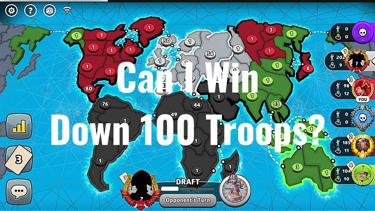 Can I Win this Risk Game From a Losing Position?