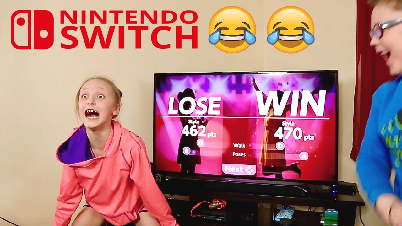 BOYS VS GIRLS 1-2-SWITCH! Loser Has To Lick The Game!