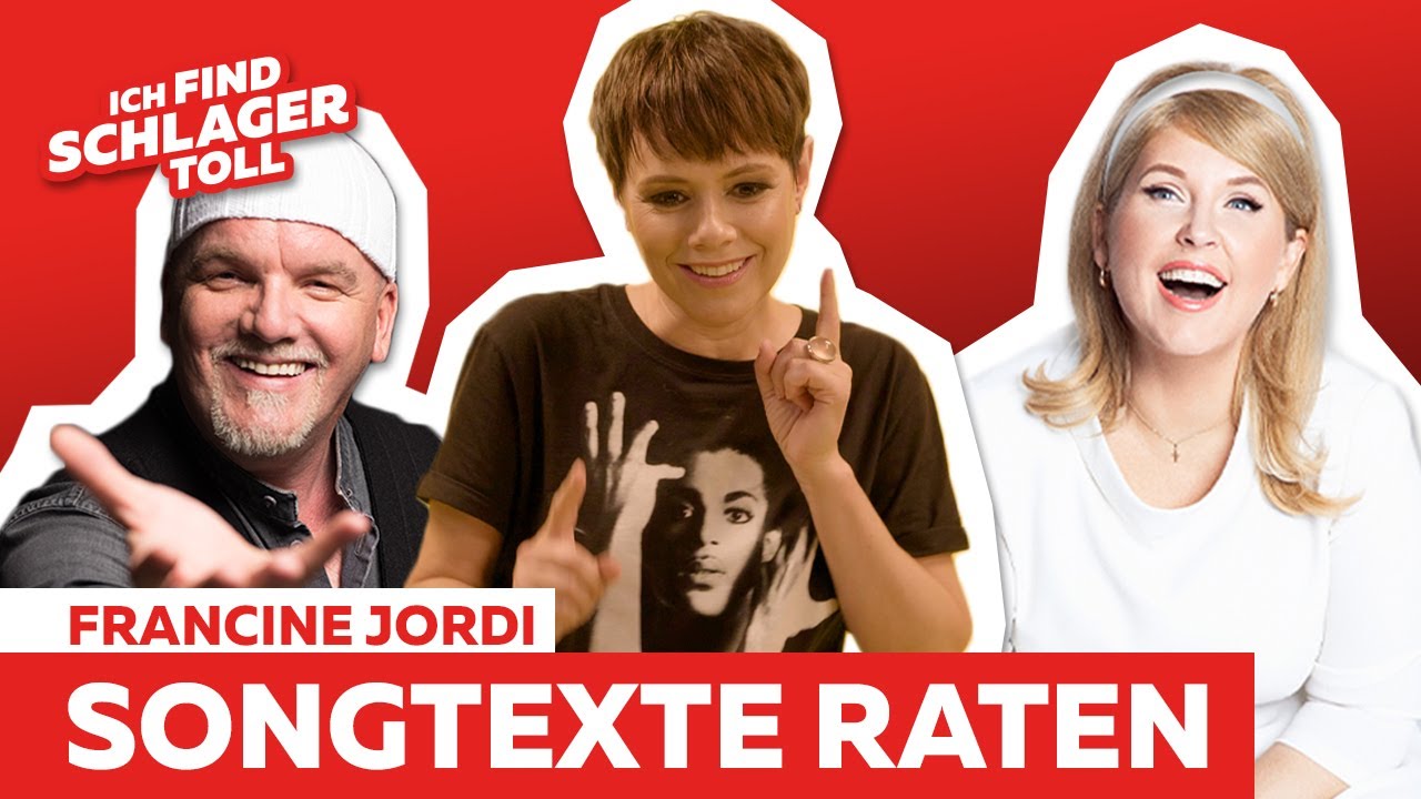 Francine Jordi erkennt ihren Hit 