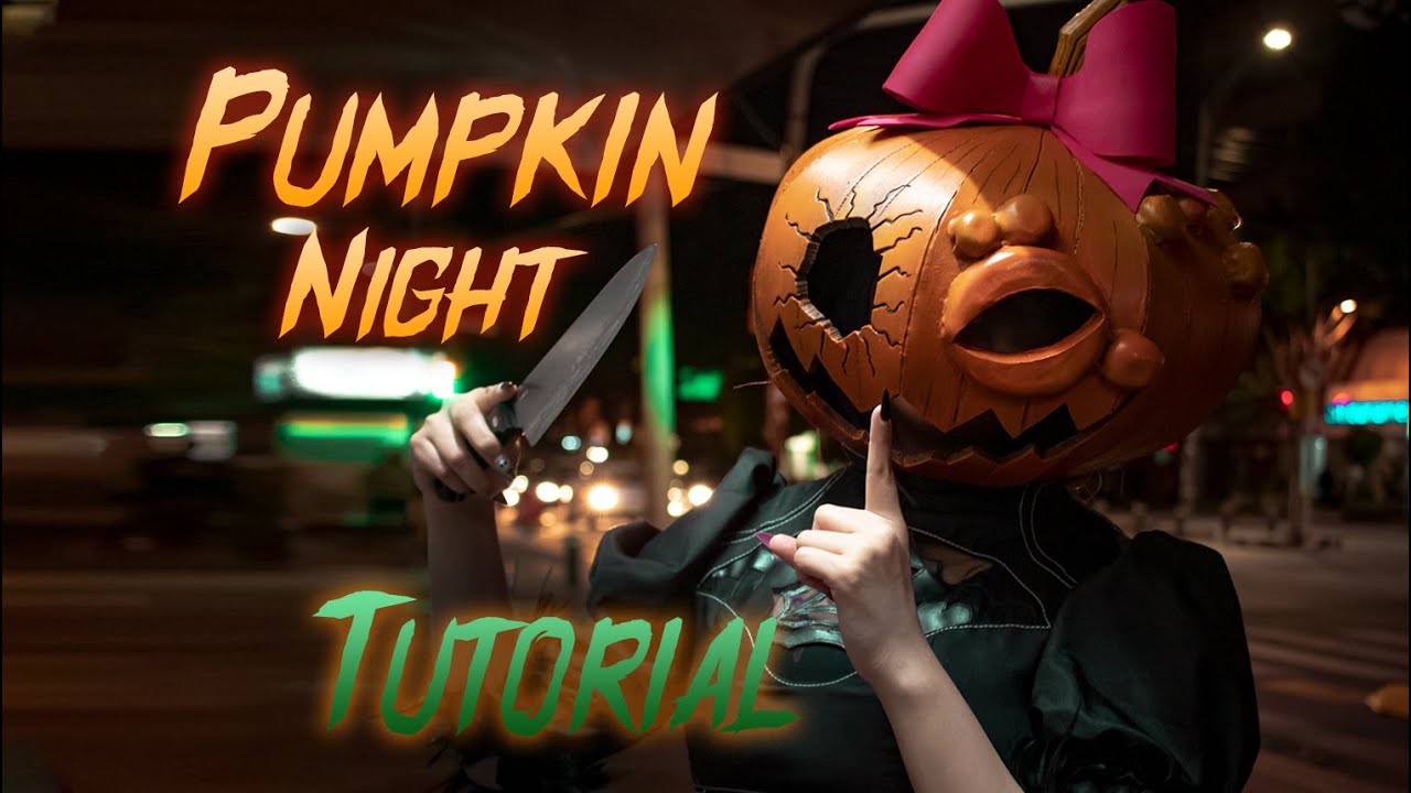Pumpkin Night - Tutorial - Máscara de calabaza