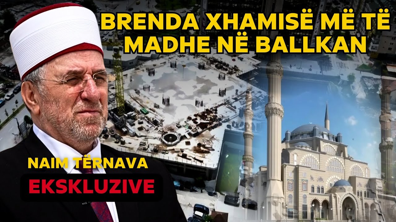 Pamje të papara nga Xhamia Qendrore në Prishtinë 🕌 Më e madhja ndonjëherë, zë 15 mijë besimtarë!