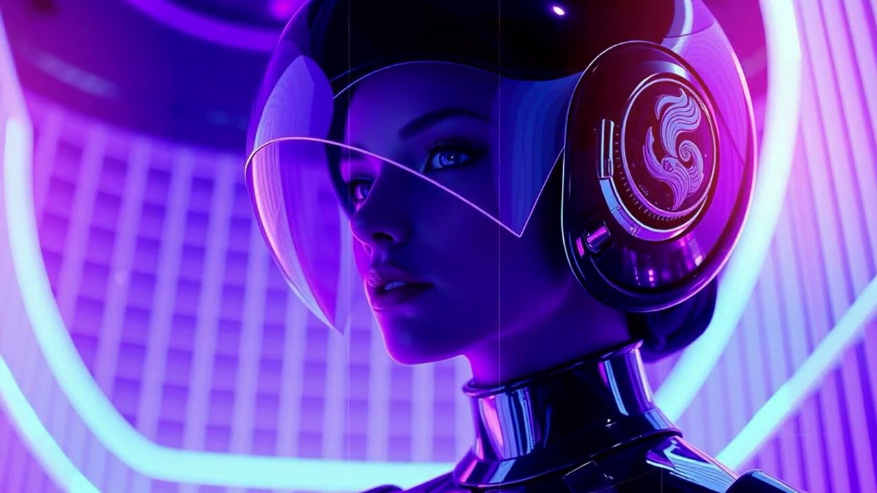 Dark Tech synthwave for coding 🟣