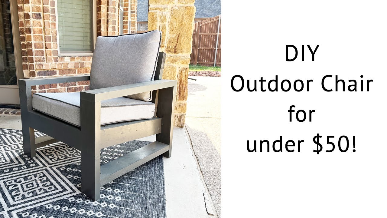 DIY Outdoor Patio Chair for under $50
