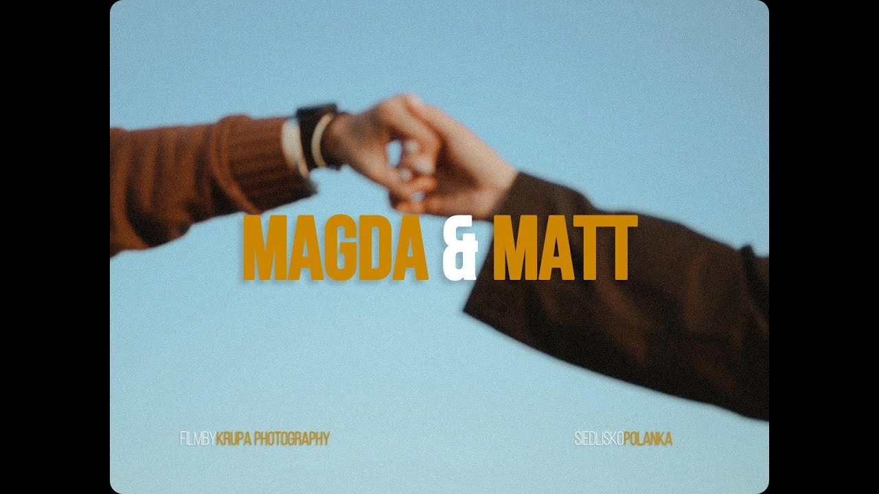 Magda & Matt - klimatyczny ślub w Siedlisko Polanka