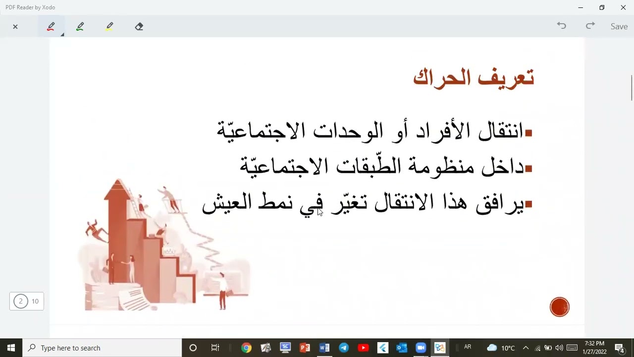 اجتماع -  مراجعة درس الحراك