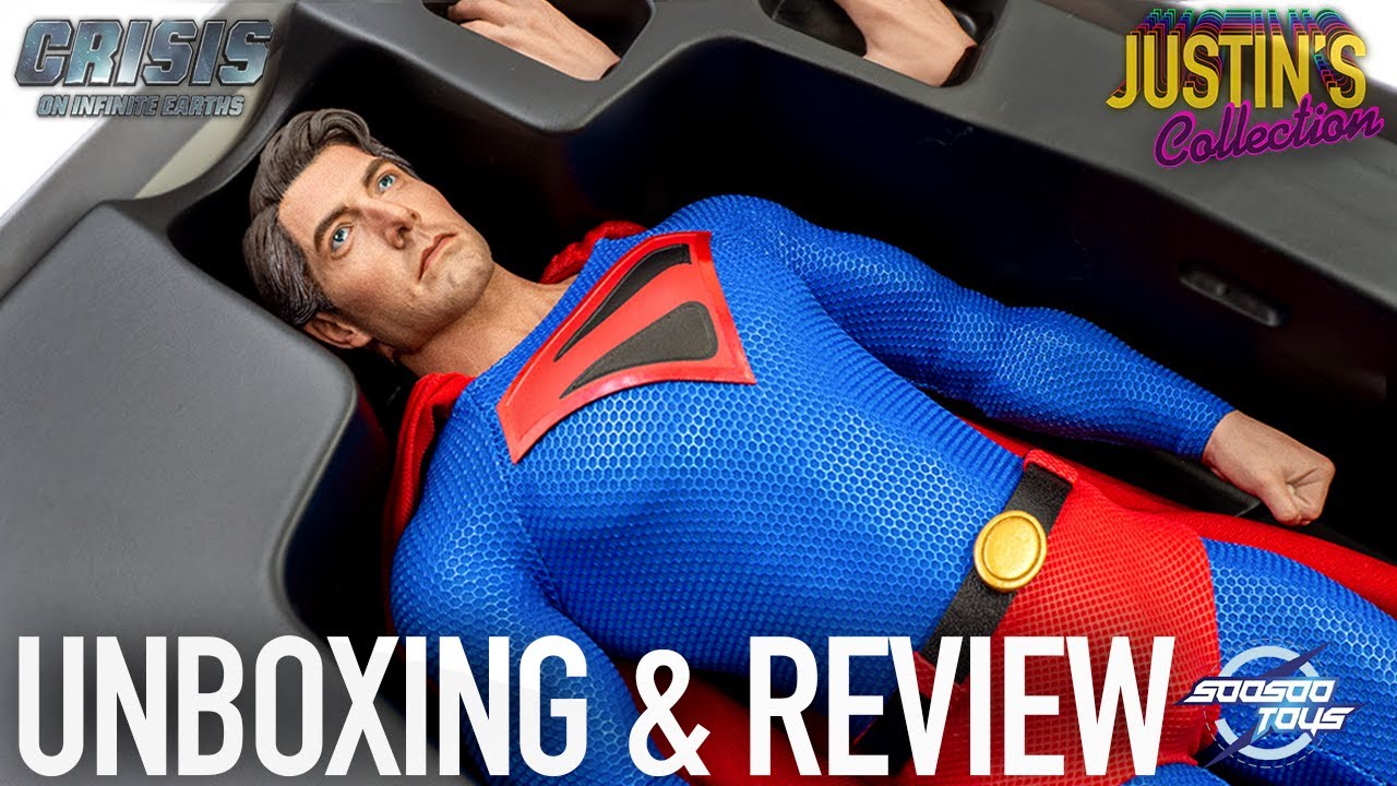 Superman Crisis On Infinite Earths SooSoo Toys 1/6 Scale Figure Unboxing & Review