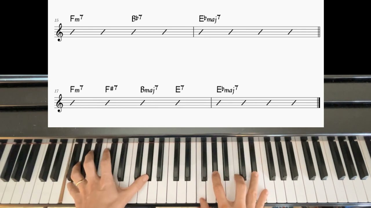 Practice Idea - Barry Harris Reharm - I Should Care
