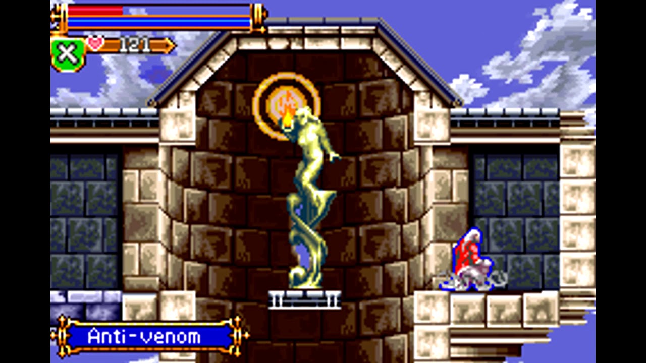 Castlevania: Harmony Of Dissonance (Hard Mode) - Sky Walkway A (Chapel Of Dissonance A)