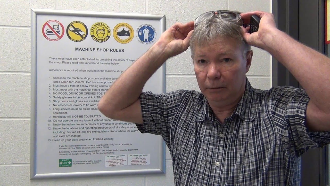 Engg 2180   Machine shop safety rules Video