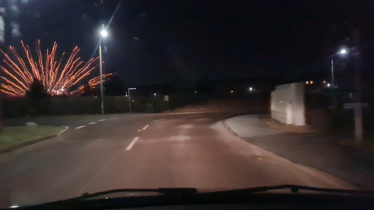 Silvester 2024/2025, Fahrt durch Weißenfels