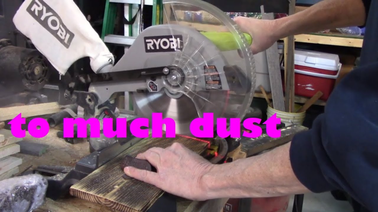 Miter Saw Dust Collection (DIY)