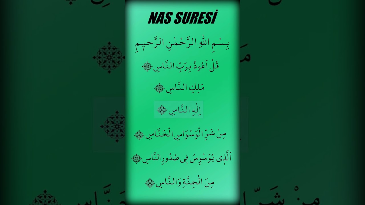 Nas Suresi @muhammedaydn