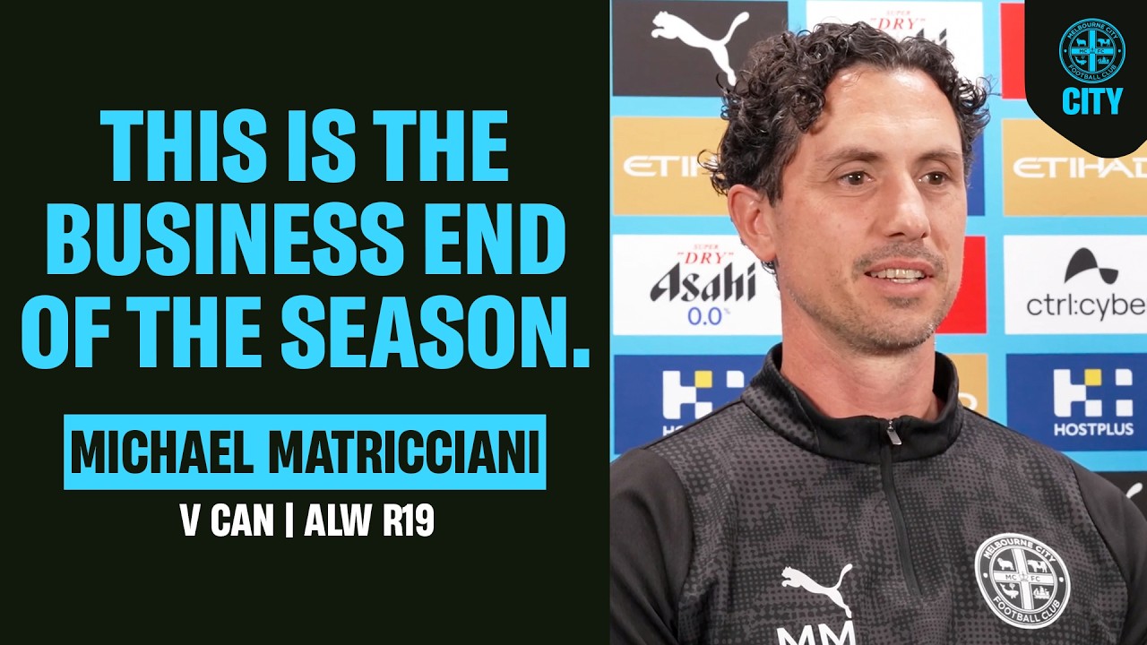 🎤 MANAGER’S PREVIEW | Michael Matricciani | City v Canberra | 13/03/26