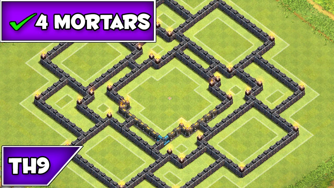 Clash of Clans | BEST TOWNHALL 9 HYBRID/FARMING BASE
