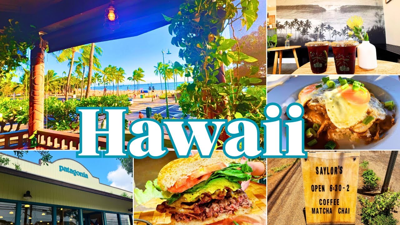 [2025最新ハワイ]絶景☆ワイキキルルズの絶品ロコモコ/ハレイワ新オープンカフェSaylor's＆ショップ巡り