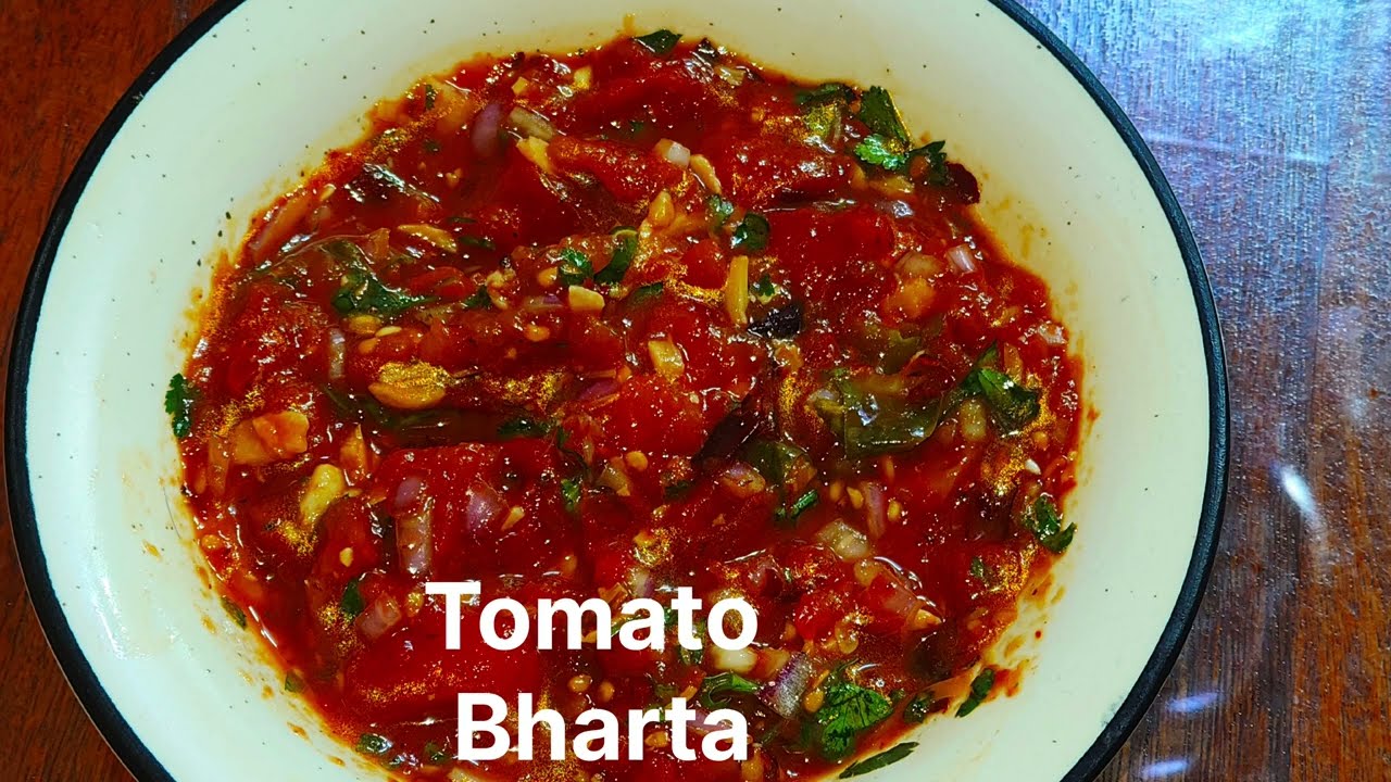 The Best Tomato Bharta Recipe ( Smoky Mashed Tomatoes ) टमाटर का भरता रेसिपी #seemazkitchen #food#yt