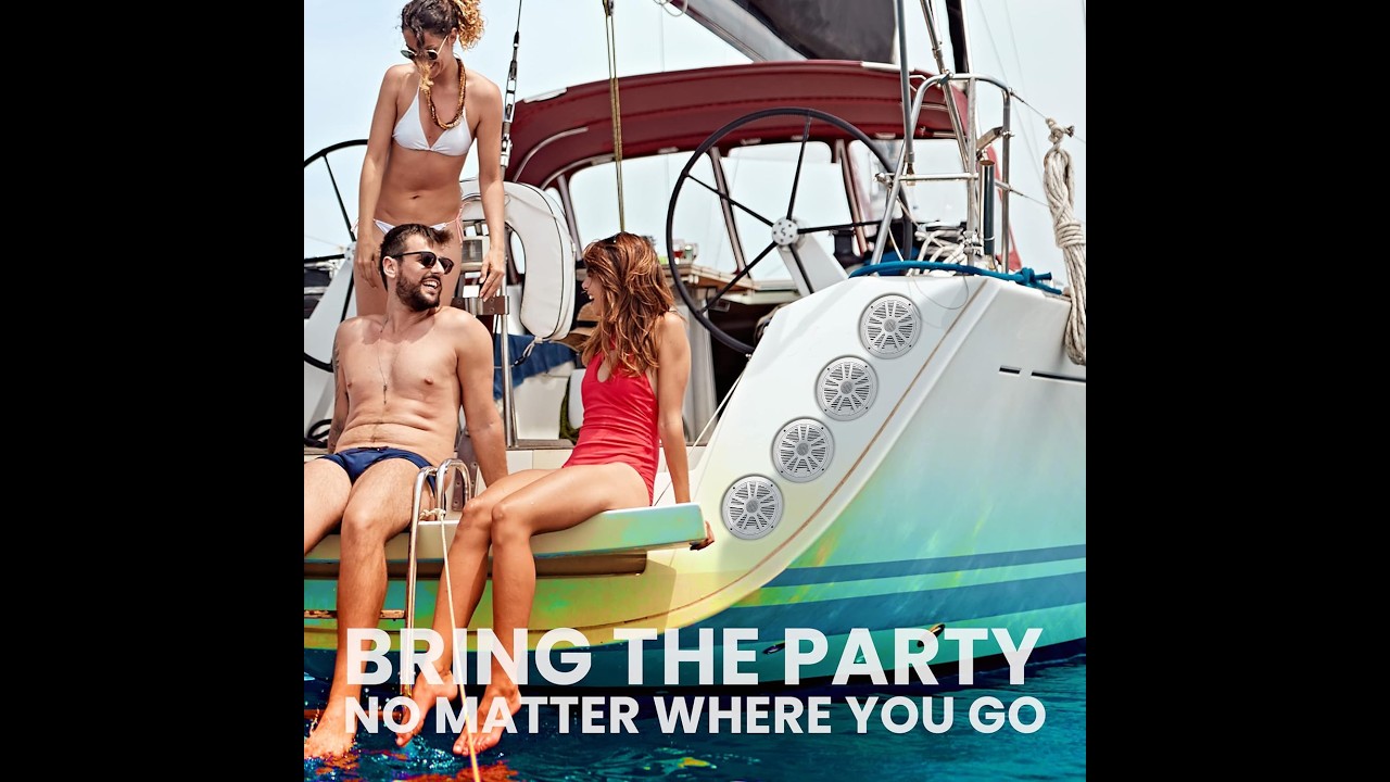 BOSS Audio Systems ASK904B.64 Marine Boat Speakers & 4 Channel Amplifier Review