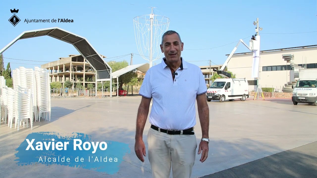 V&iacute;deo salutaci&oacute; Festes Majors de l'Aldea 2022