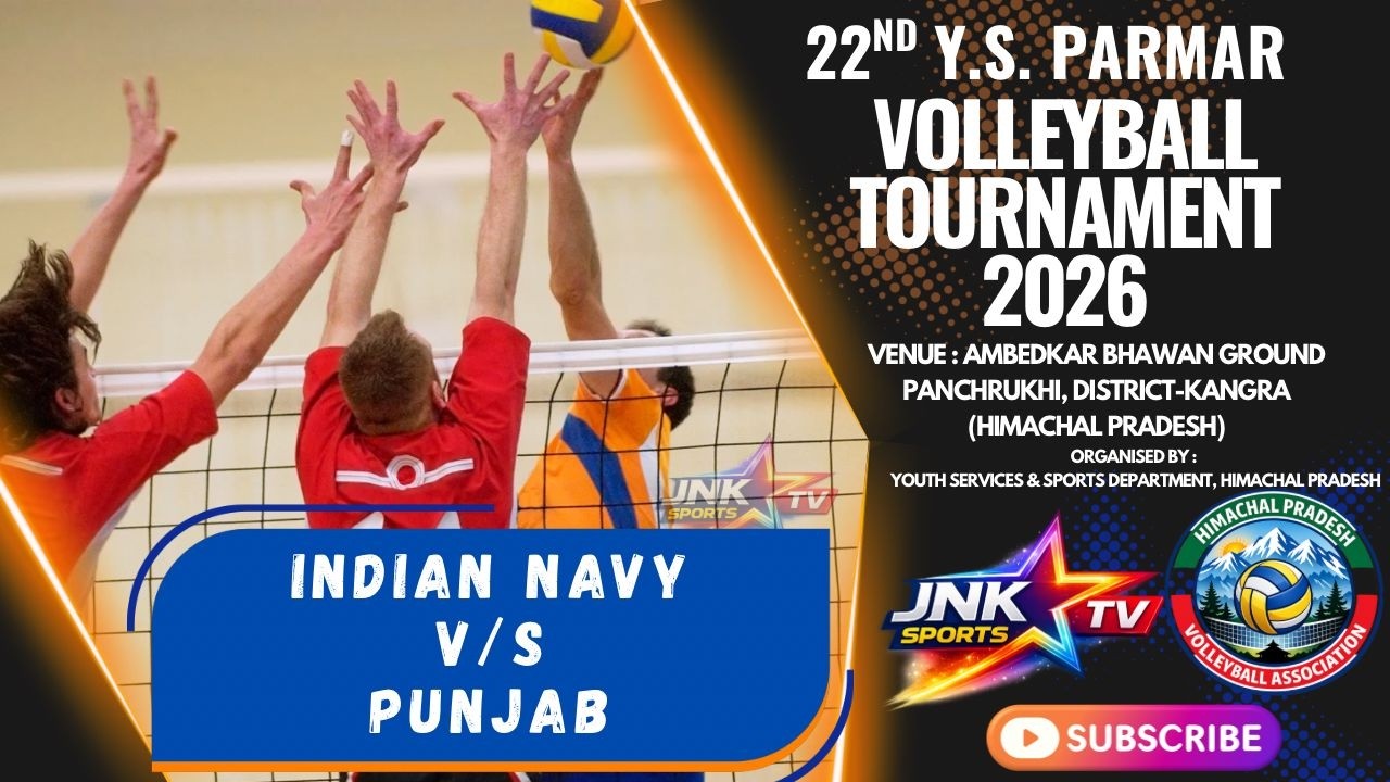 INDIAN NAVY V/S PUNJAB  22nd All India Dr. Y.S. Parmar Volleyball Tournament 2026 | H.P