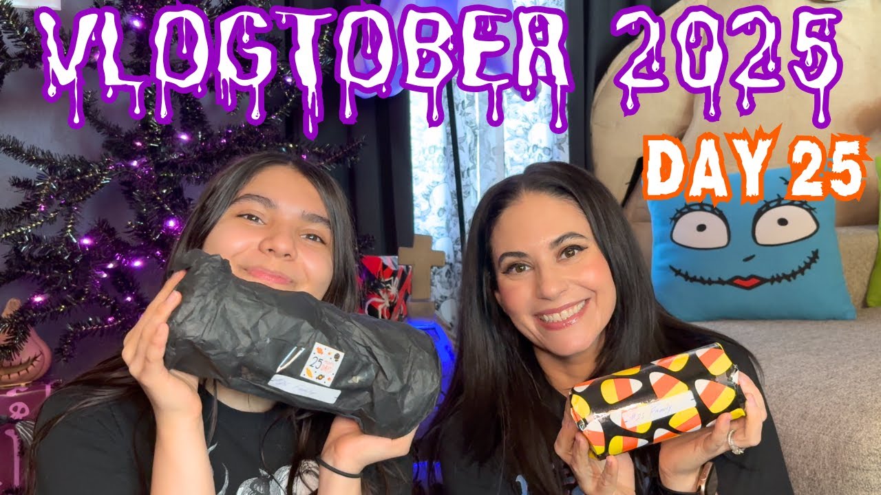 👻 🎃 VLOGTOBER 2025 ДЕНЬ 25 I ОБРАТНЫЙ ОТСЧЕТ ДО ХЭЛЛОУИНА И РАСПАКОВКА ТАЙНЫ I ОКТЯБРЯ 2025 ГОДА