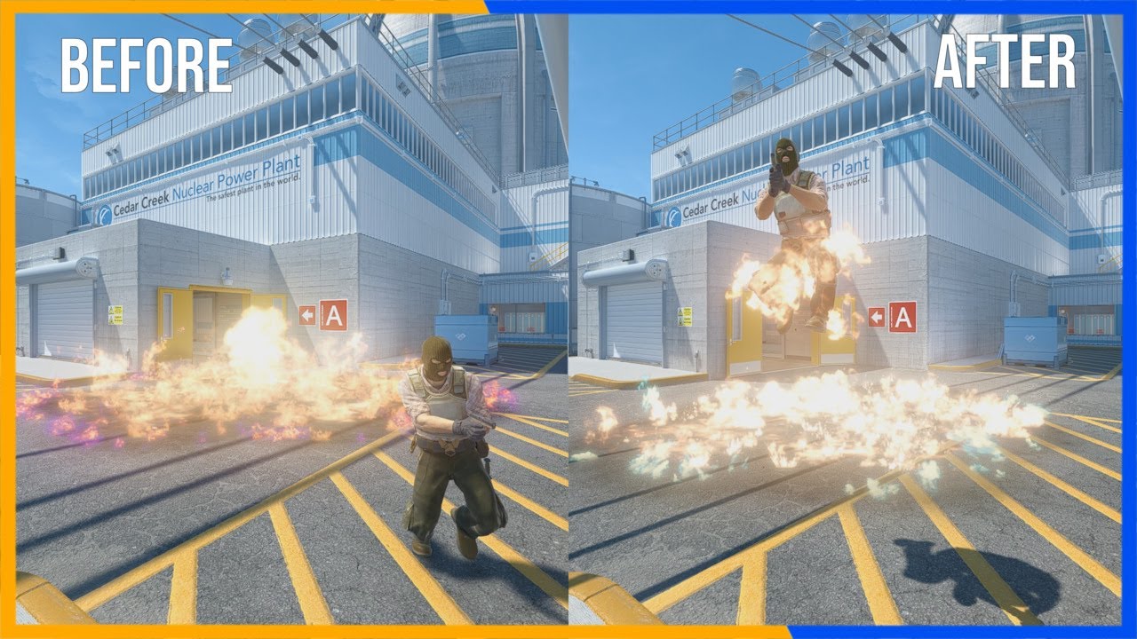CS2 UPDATE - New Visual Fire Effect 🔥
