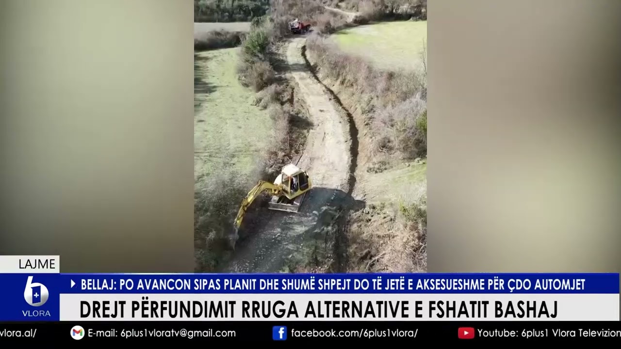 Drejt përfundimit rruga alternative e fshatit Bashaj. Bellaj: Po avancon sipas planit