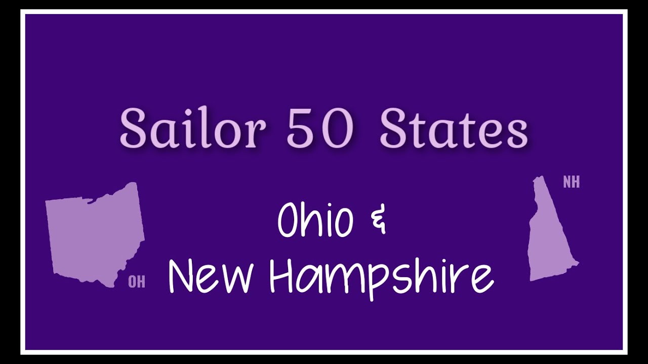 NEW INK DAY: Sailor 50 States Ohio and New Hampshire!