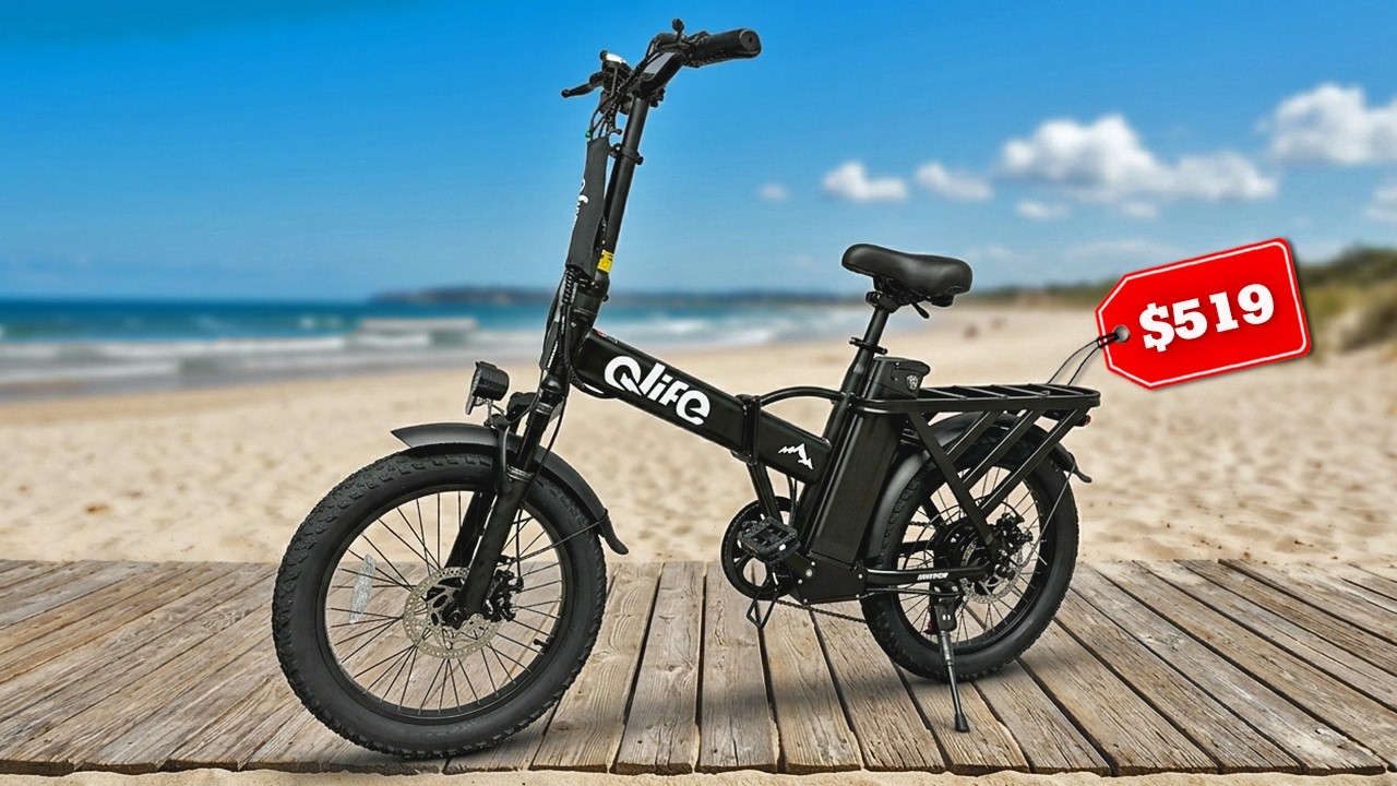 Складной электровелосипед с СЕКРЕТОМ! Обзор Qlife Hunter