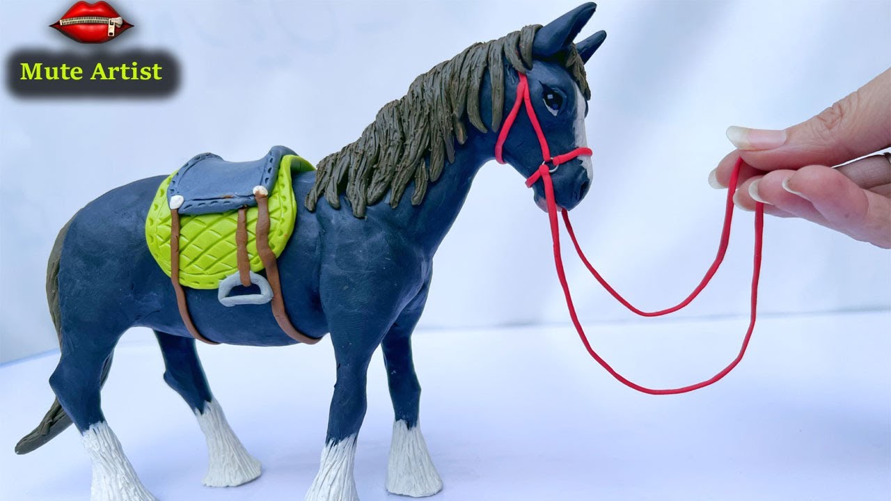 Sculpting a Majestic Horse from Clay | Step-by-Step Tutorial