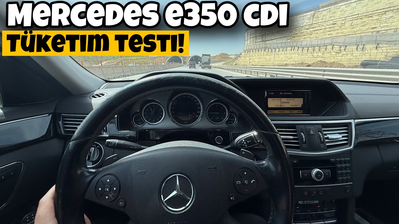 1.6 Dizel Gibi 3.0 V6! | Mercedes E350 CDI | W212 | Yakıt Tüketim Testi! | Otomobil Günlüklerim