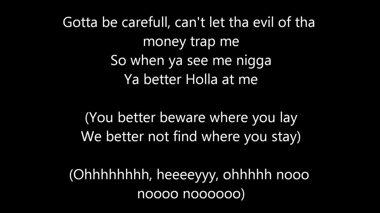 Holla At Me - Tupac With Lyrics On Screen [HD]