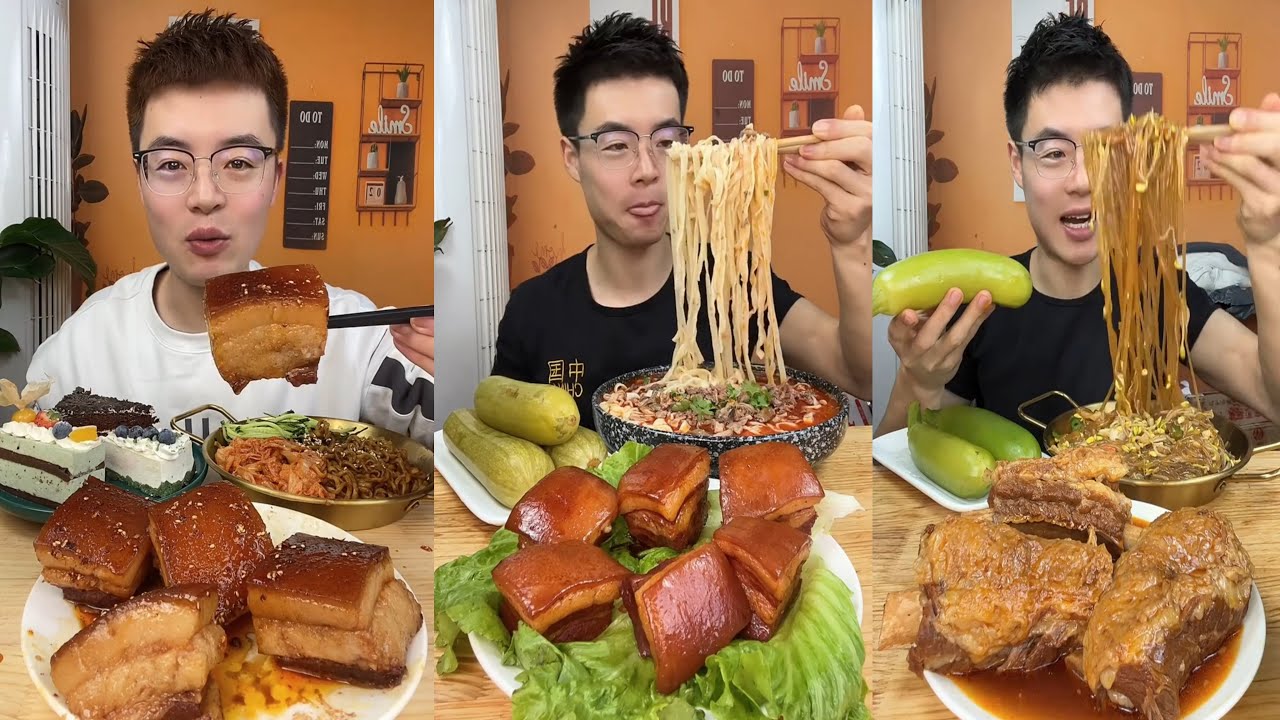 【ASMR】【MUKBANG】東坡肉 BRAISED PORK BELLY | EATING SHOW |CHINESE MUKBANG |食べ |吃播 FANG ASMR #咀嚼音 #171