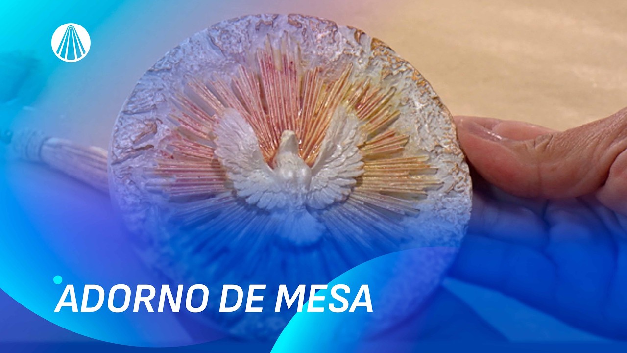 Adorno de mesa do Divino Espírito Santo | Faça Você Mesmo