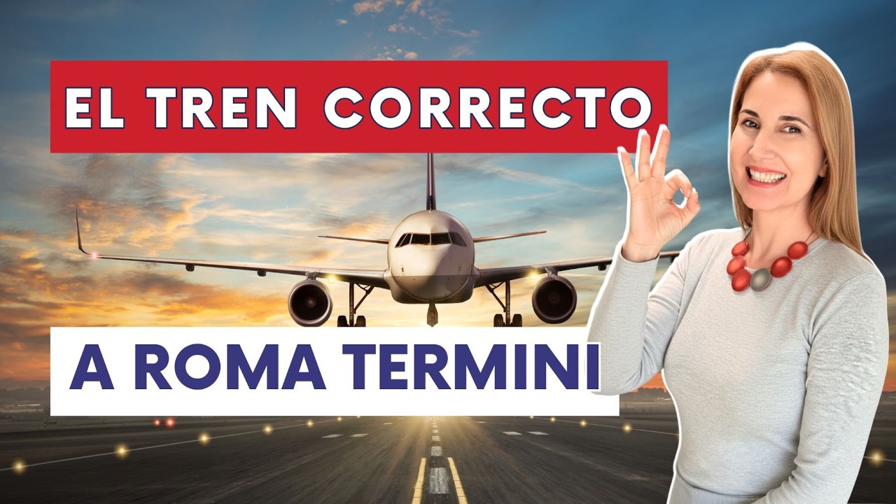 Cómo NO perderse en ROMA | TREN desde Aeropuerto Fiumicino FACIL y RAPIDO
