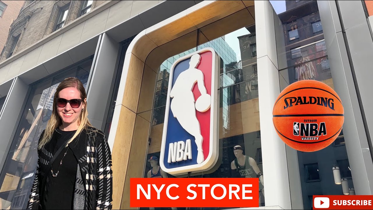 NYC VLOG: NBA Store Walkthrough - NEW Season FRESH Tip-Off MERCH!!