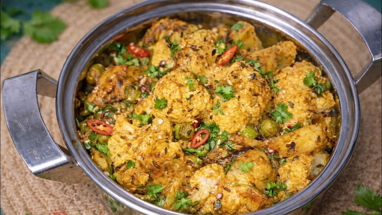 Bilkul nye tarike se aloo gobhi ki sabji bina fry kare masledar aloo gobhi sabji recipe 