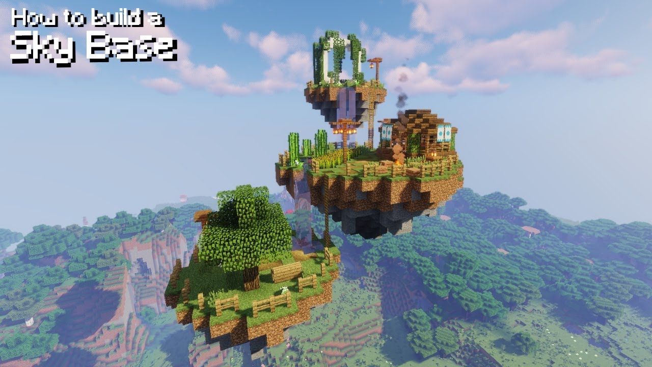 Minecraft: How to Build a Sky Base | Easy Tutorial