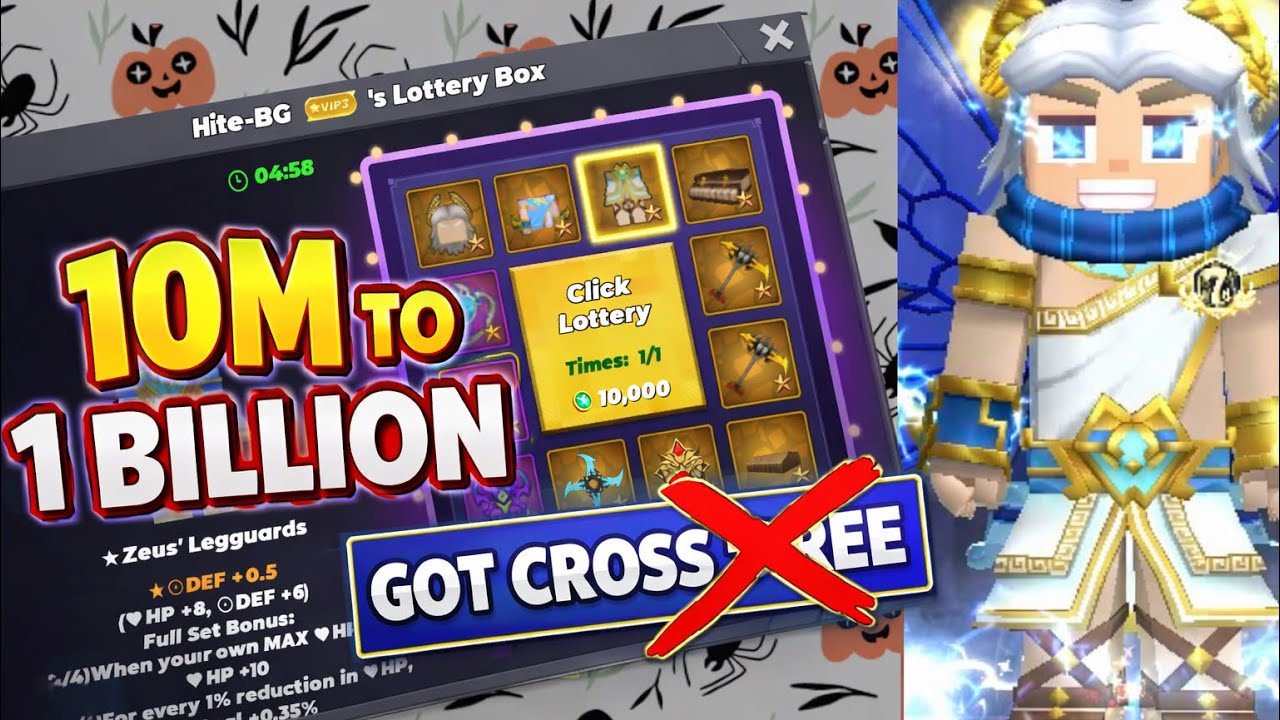 I Went From 10M to 1 BILLION in Skyblock 😲 | Blockman Go Lottery Luck