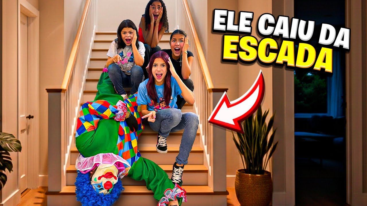 O PALHA&Ccedil;O DO TERROR CAIU DA ESCADA (J&Eacute;SSICA SOUSA E FAMILIA)