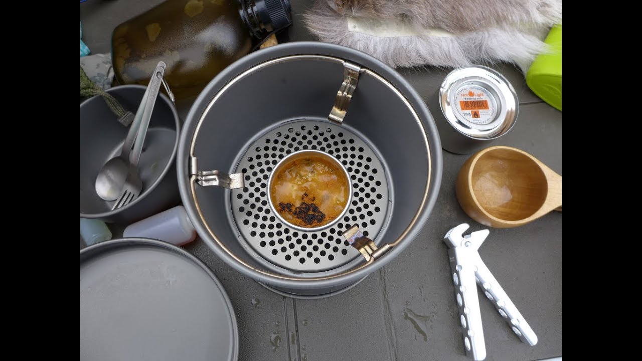 Trangia Sturmkocher m. Gelbrenner - Teekochen & Brenneroptionen