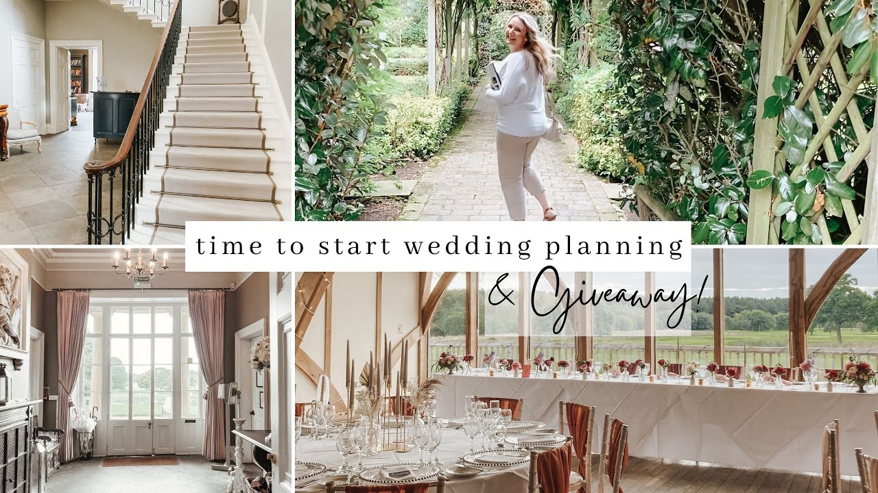 Wedding Planning · visiting our DREAM venues, budget, decor inspo, vision board + GIVEAWAY (vlog UK)