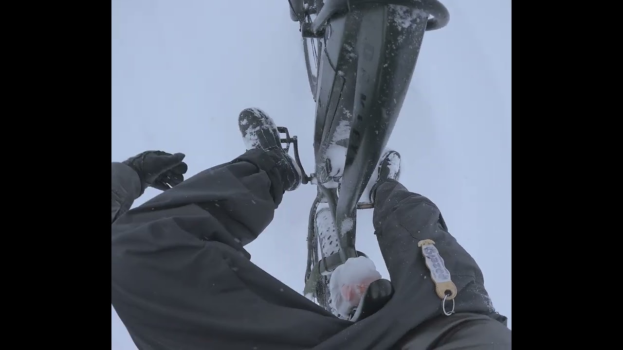 mtb riding threw 2026 blizzard