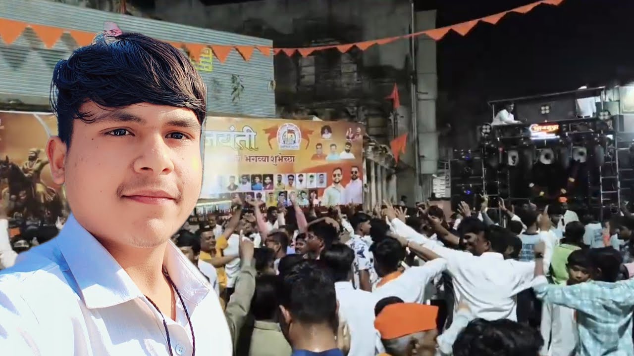 🚩Chhatrapati Shivaji Maharaj janmotsav sajra😎 #khamgaon Vlogs@GaneshWankhade-c2o 