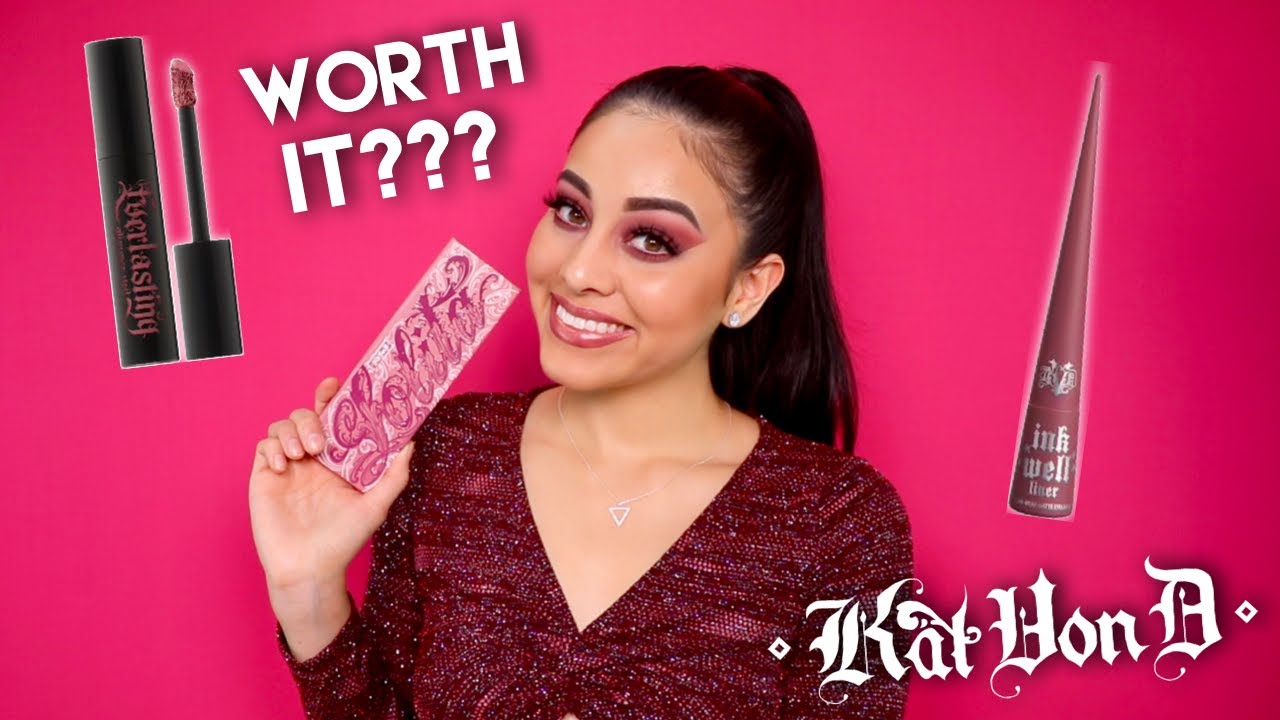 KAT VON D LOLITA EYESHADOW PALETTE REVIEW!!! | SWATCHES + MAKEUP TUTORIAL