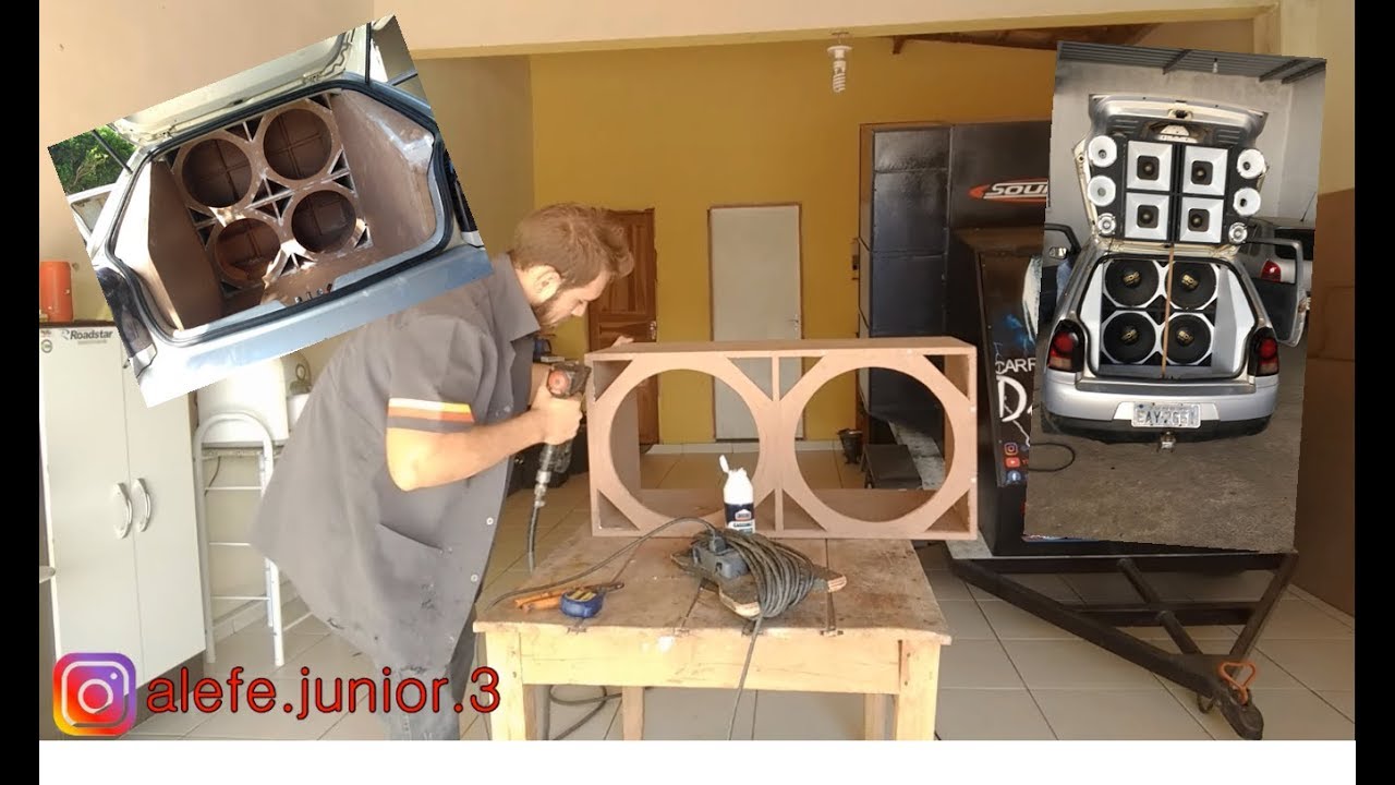 4 Graves SDS de 15 no Gol G4 - Deboxe Sound Car