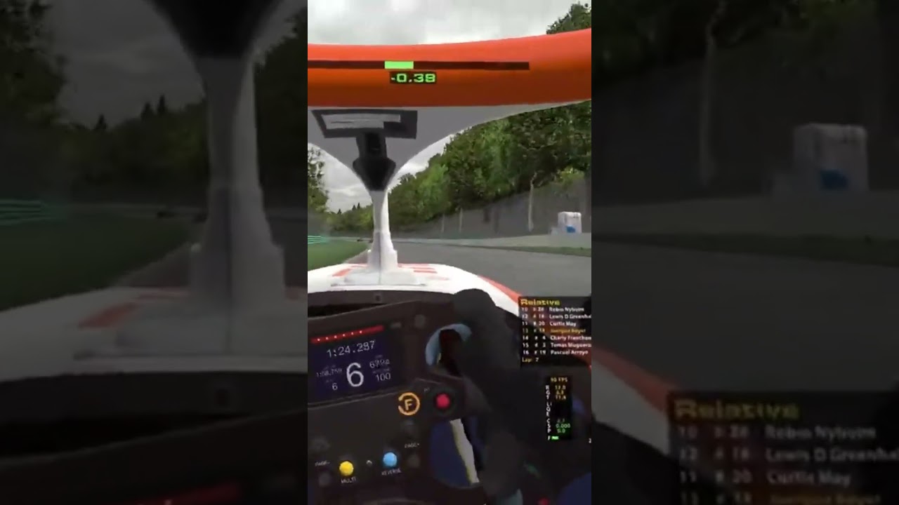VR iRacing Super Formula Lights great move #simracing #iracing #vr #superformula