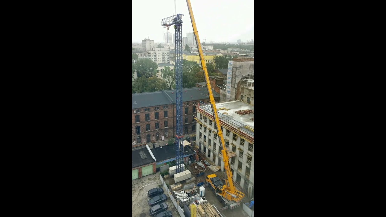 Stawianie żurawia Roosevelta - Timelapse