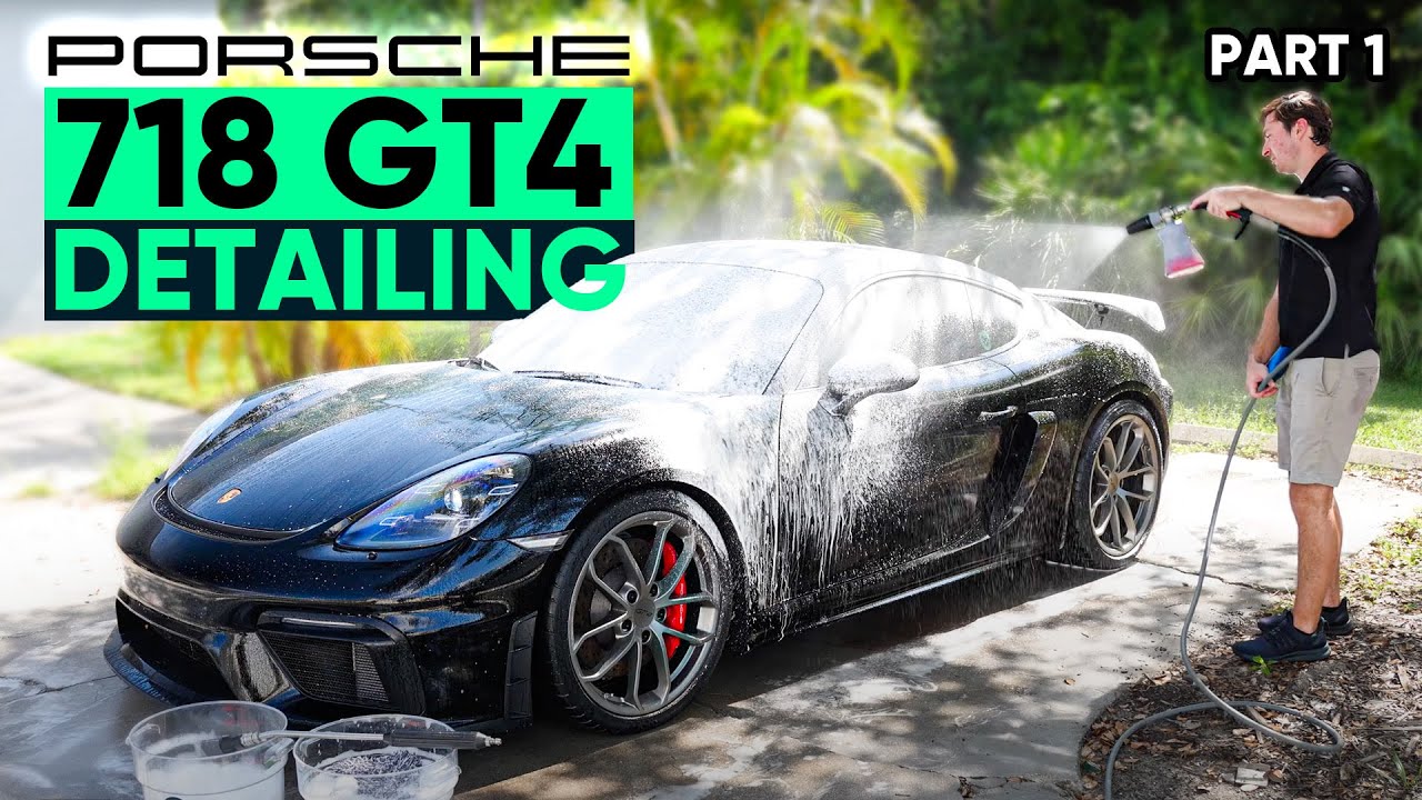 Porsche 718 GT4 Detail Series | Part 1: Introduction & Decon Wash